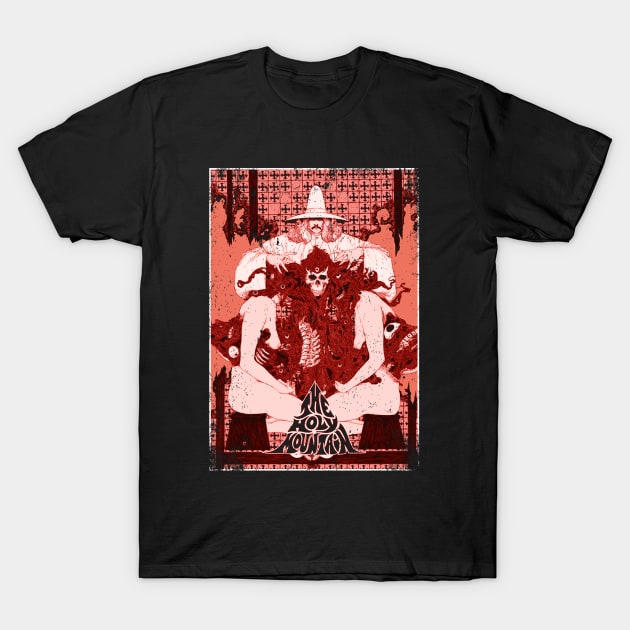 Mystical Cinematic Elegance The Holy Nostalgia Apparel T-Shirt by Iron Astronaut